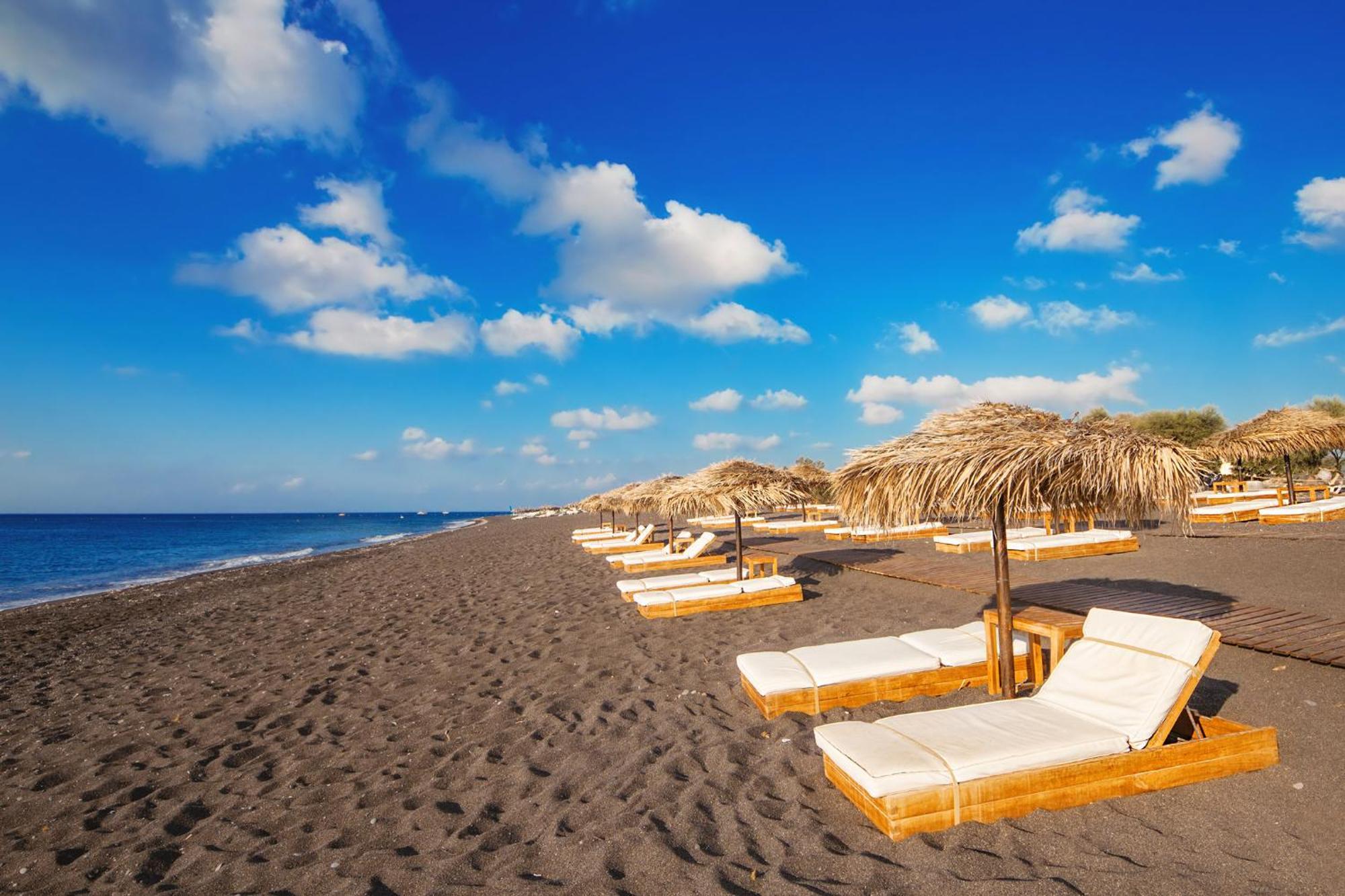 Santorini Seaside Retreat - Flora'S Summer Escape Perissa  Luaran gambar